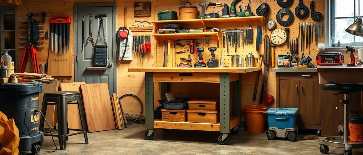 Multi Function Mobile Workbench Ideas: Saw Table Plus Work Surface